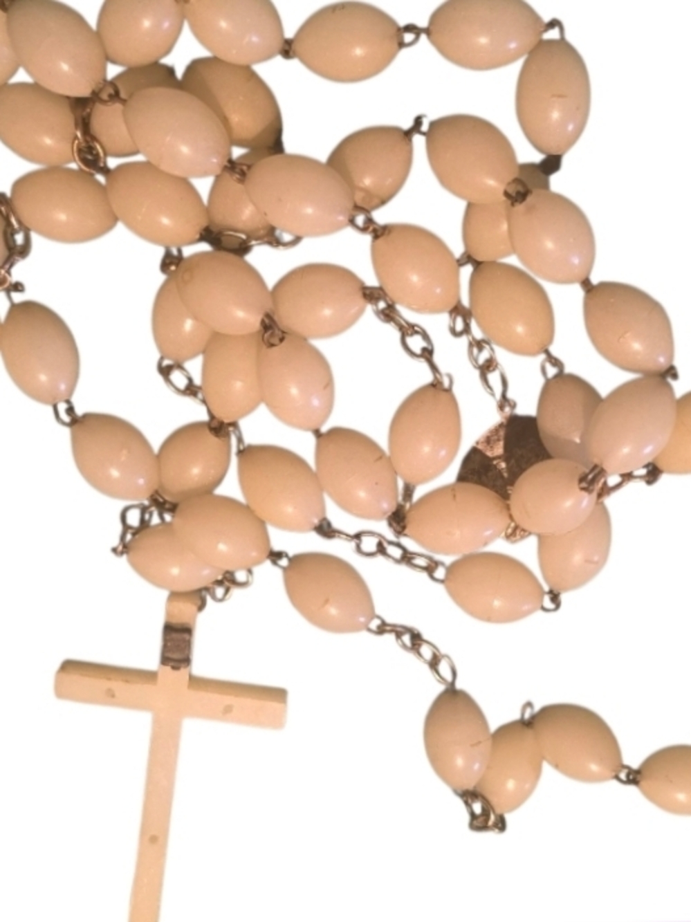 Vtg Extra Large Luminous, Glow In The Dark Rosary 22-3/4"+9"